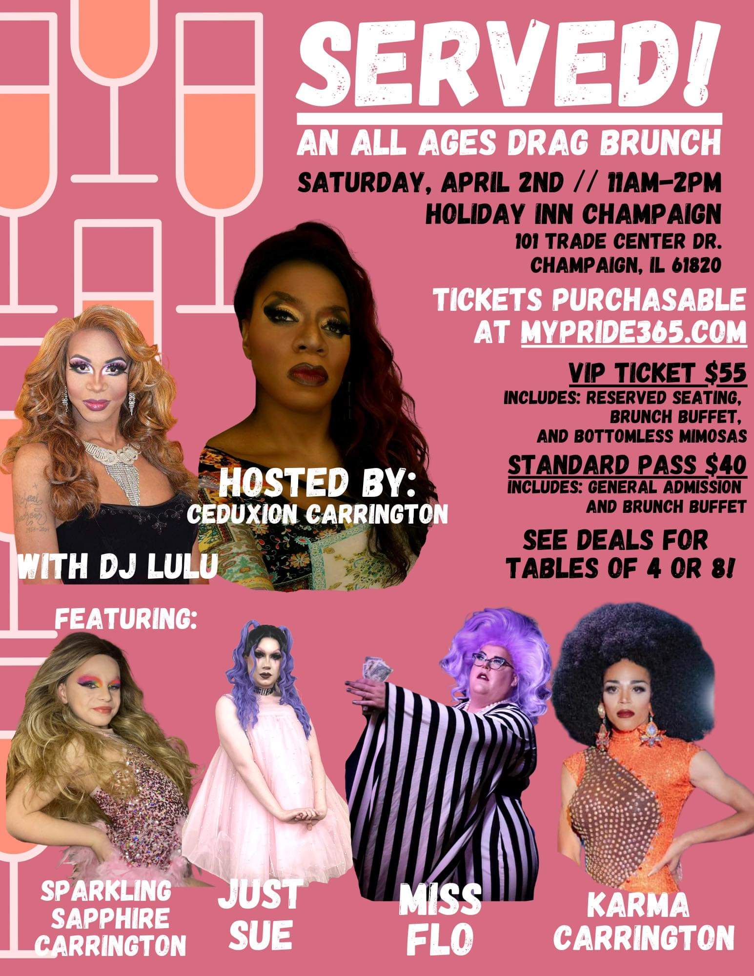 SERVED! a drag brunch - myPRIDE365